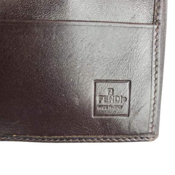 Fendi Zucca FF Logo Compact Wallet - Picture 9 of 10
